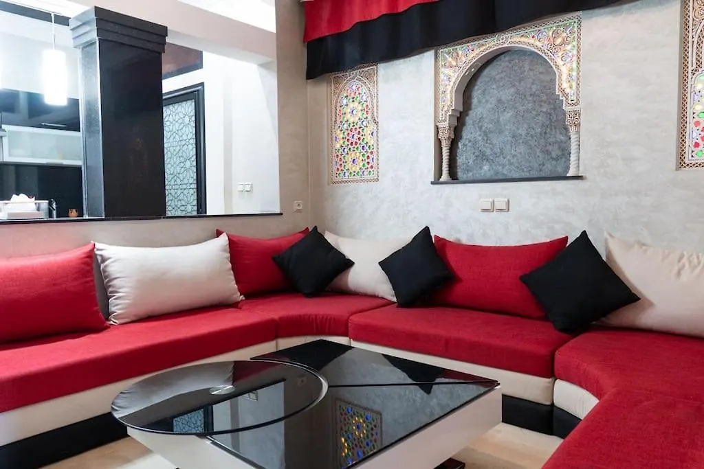 Waterfall Retreat Moroccan Charm Apartment Marrakesh