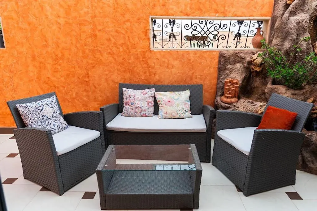 Waterfall Retreat Moroccan Charm Apartment Marrakesh